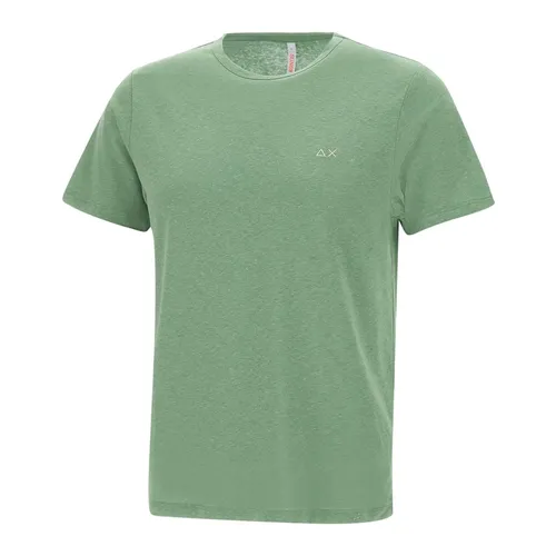 Sun68 - Tops > T-Shirts - Green - Sun68 - Modalova