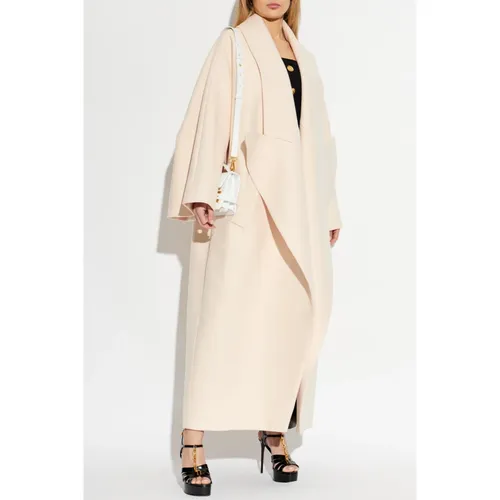 Coats > Single-Breasted Coats - - Balmain - Modalova