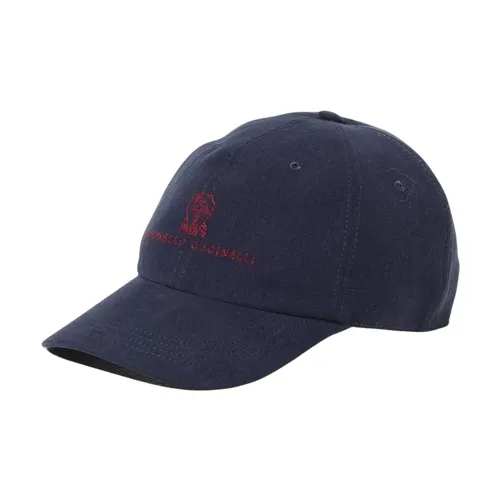 Accessories > Hats > Caps - - Brunello Cucinelli - Modalova