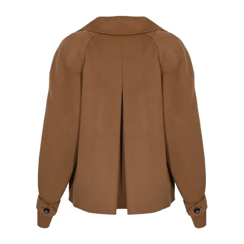 Coats > Double-Breasted Coats - - Max Mara Studio - Modalova