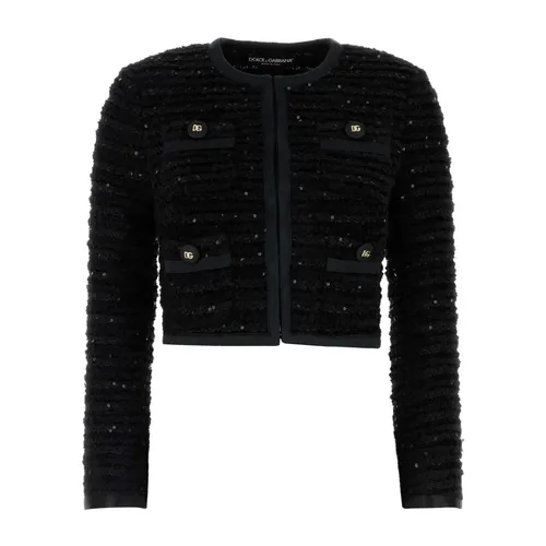 Jackets > Tweed Jackets - - Dolce & Gabbana - Modalova