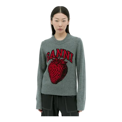 Knitwear > Round-neck Knitwear - - Ganni - Modalova