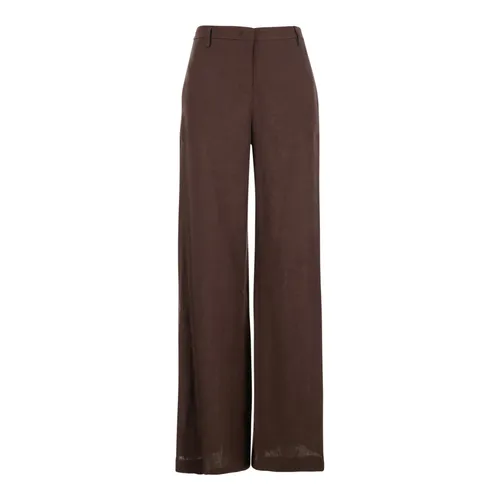 Trousers > Wide Trousers - - Plain - Modalova