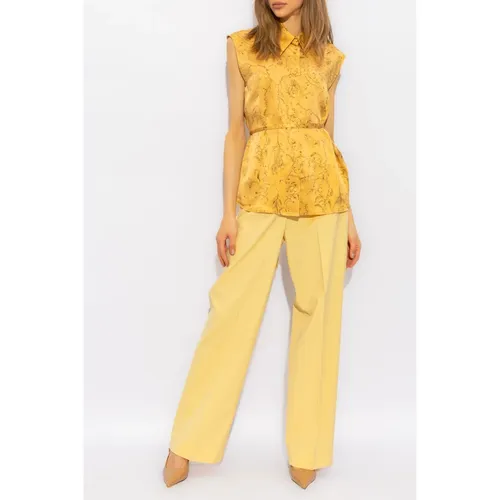 Trousers > Straight Trousers - - Fabiana Filippi - Modalova