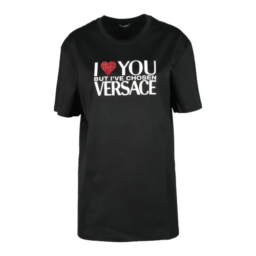 Versace - Tops > T-Shirts - Black - Versace - Modalova