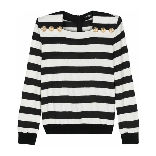 Knitwear > Round-neck Knitwear - - Balmain - Modalova