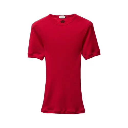 Versace - Tops > T-Shirts - Red - Versace - Modalova
