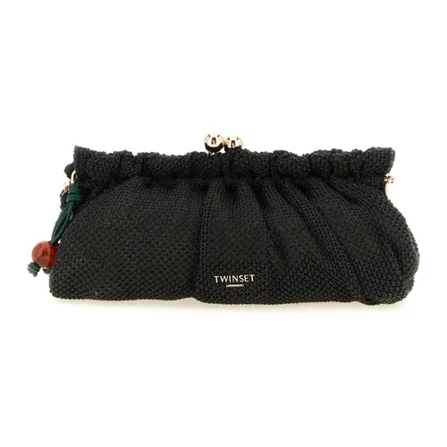 Twinset - Bags > Clutches - Black - Twinset - Modalova
