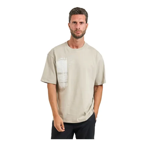 Hugo - Tops > T-Shirts - Beige - Hugo - Modalova