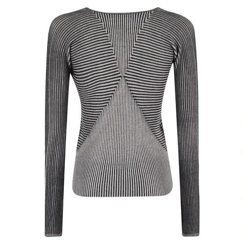 Knitwear > V-neck Knitwear - - Emporio Armani - Modalova
