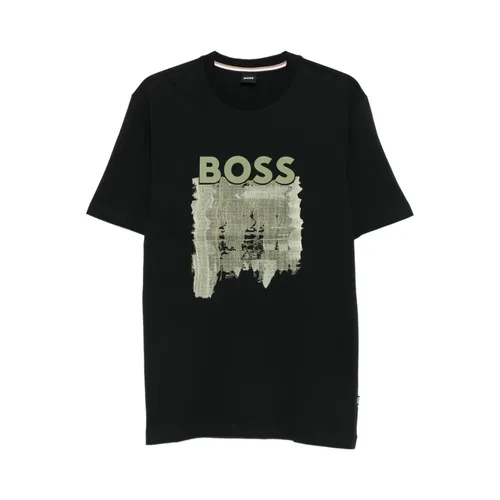 Hugo - Tops > T-Shirts - Black - Hugo - Modalova
