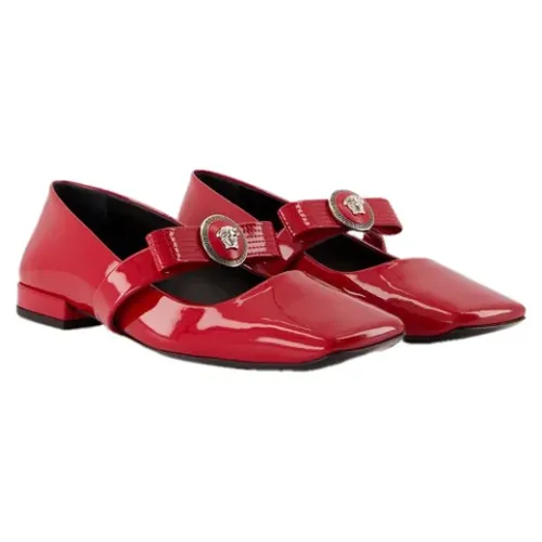 Shoes > Flats > Ballerinas - - Versace - Modalova