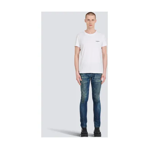 Balmain - Tops > T-Shirts - White - Balmain - Modalova