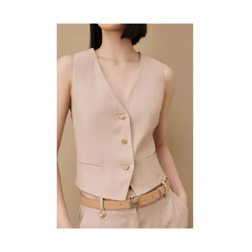 Marella - Jackets > Vests - Beige - Marella - Modalova