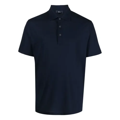 Herno - Tops > Polo Shirts - Blue - Herno - Modalova