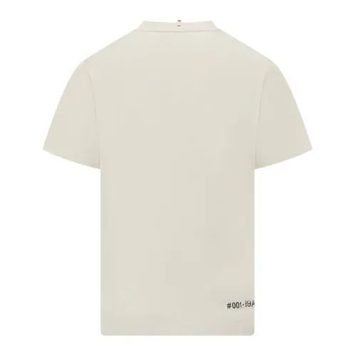 Moncler - Tops > T-Shirts - White - Moncler - Modalova