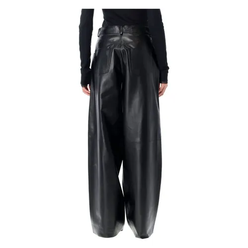 Trousers > Leather Trousers - - Haikure - Modalova