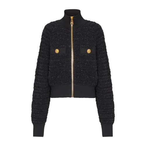 Sweatshirts & Hoodies > Zip-throughs - - Balmain - Modalova