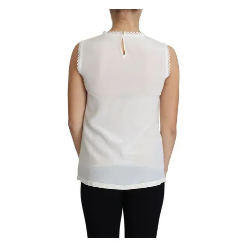 Tops > Sleeveless Tops - - Dolce & Gabbana - Modalova