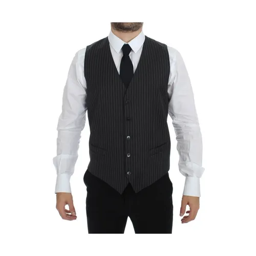 Suits > Suit Vests - - Dolce & Gabbana - Modalova