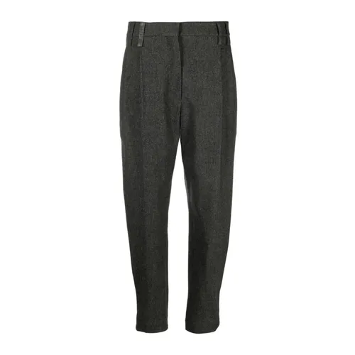 Trousers > Straight Trousers - - Brunello Cucinelli - Modalova