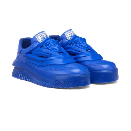 Versace - Shoes > Sneakers - Blue - Versace - Modalova