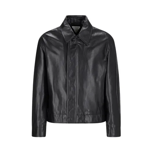 Jackets > Leather Jackets - - Bottega Veneta - Modalova