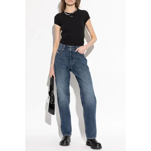 Diesel - Tops > T-Shirts - Black - Diesel - Modalova