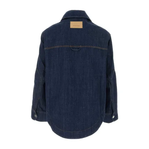 Jackets > Denim Jackets - - Ami Paris - Modalova
