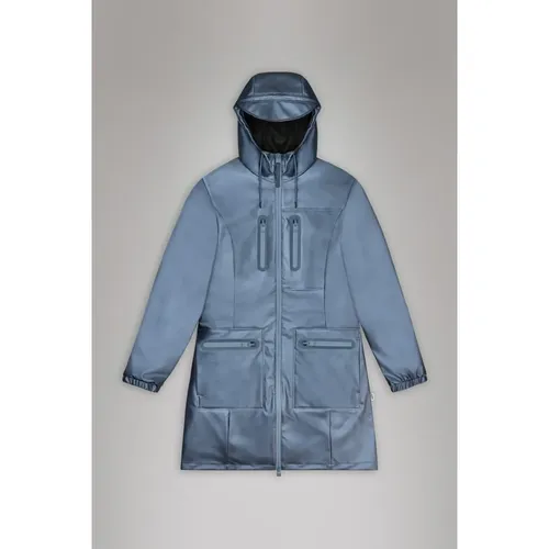 Rains - Coats > Parkas - Blue - Rains - Modalova