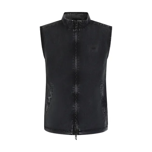 Diesel - Jackets > Vests - Blue - Diesel - Modalova