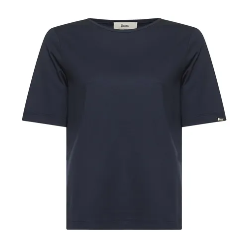 Herno - Tops > T-Shirts - Blue - Herno - Modalova