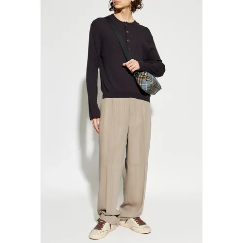 Trousers > Straight Trousers - - Golden Goose - Modalova