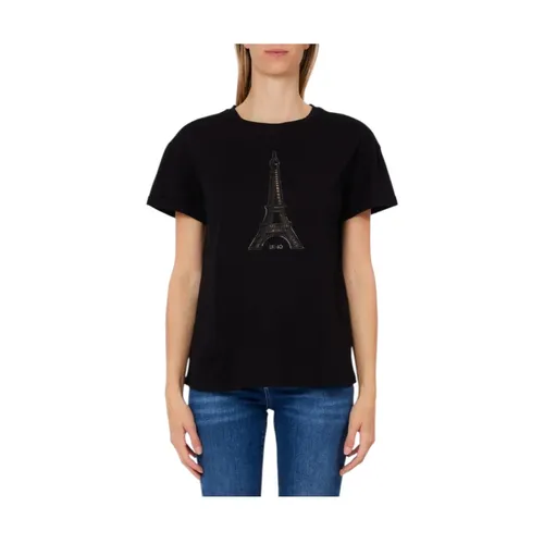 Liu Jo - Tops > T-Shirts - Black - Liu Jo - Modalova