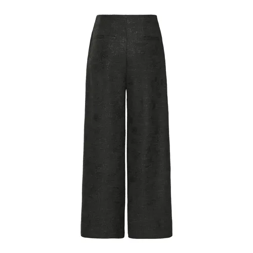 Trousers > Wide Trousers - - Ichi - Modalova