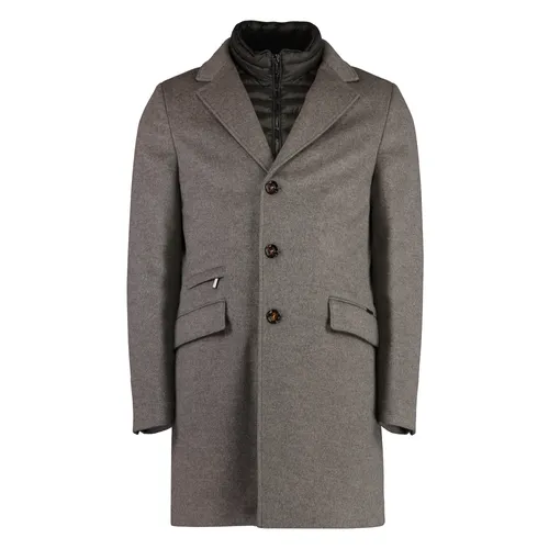 Coats > Single-Breasted Coats - - Moorer - Modalova