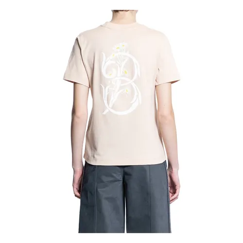 Burberry - Tops > T-Shirts - Pink - Burberry - Modalova