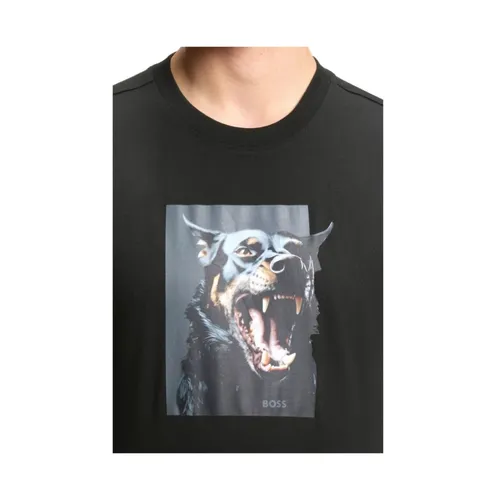 Hugo - Tops > T-Shirts - Black - Hugo - Modalova
