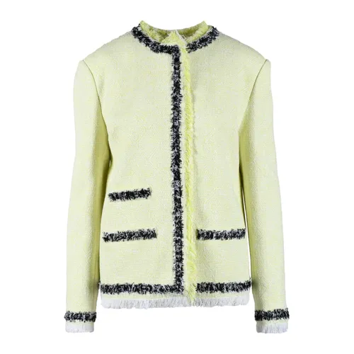 Jackets > Tweed Jackets - - Msgm - Modalova