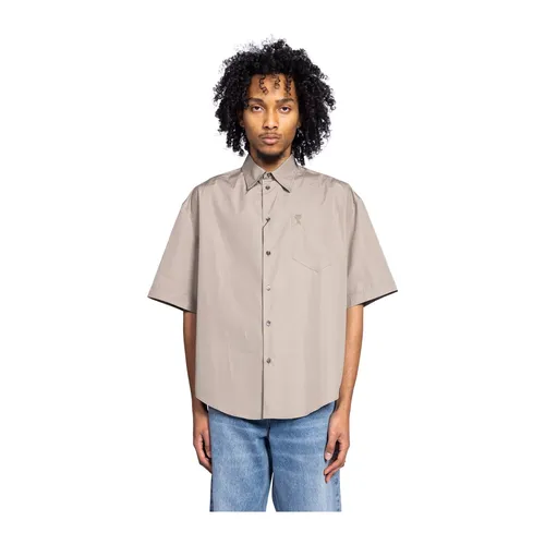 Shirts > Short Sleeve Shirts - - Ami Paris - Modalova