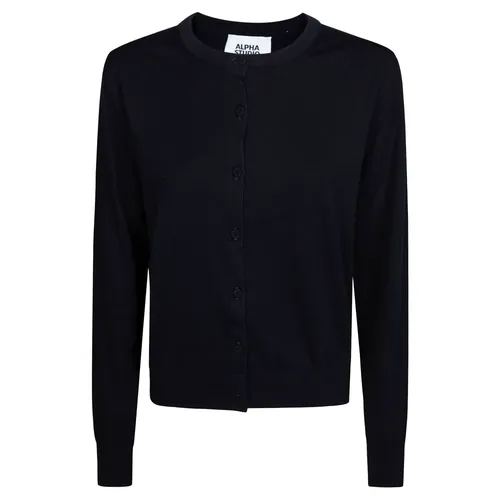 Knitwear > Round-neck Knitwear - - Alpha Studio - Modalova