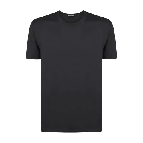 Tom Ford - Tops > T-Shirts - Gray - Tom Ford - Modalova