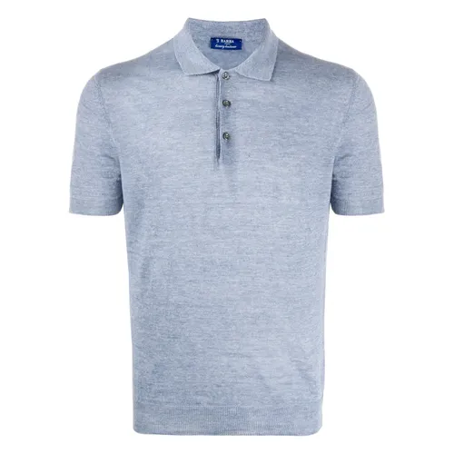 Barba - Tops > Polo Shirts - Blue - Barba - Modalova