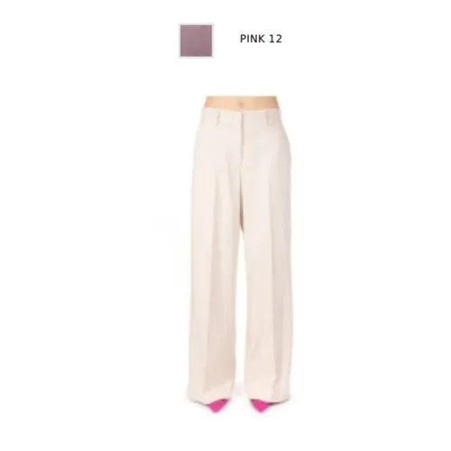 Trousers > Wide Trousers - - Msgm - Modalova