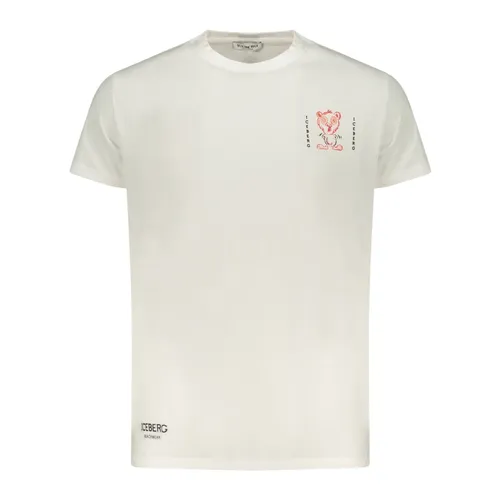 Iceberg - Tops > T-Shirts - White - Iceberg - Modalova