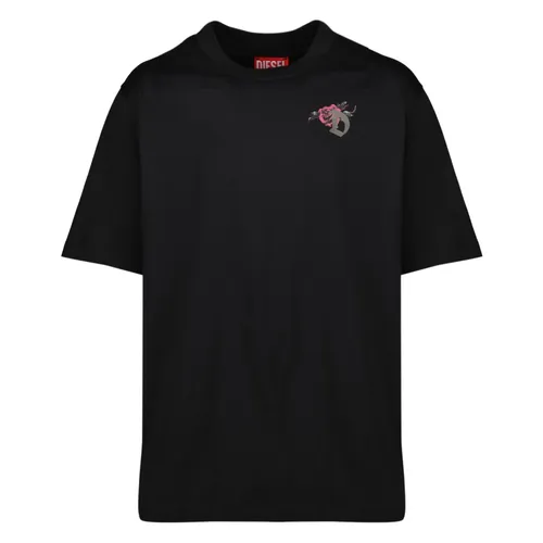 Diesel - Tops > T-Shirts - Black - Diesel - Modalova