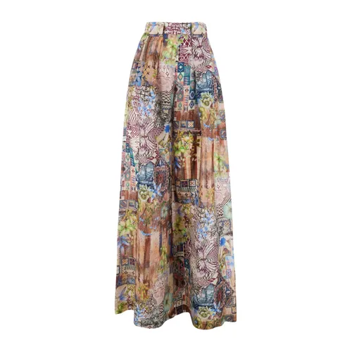 Trousers > Wide Trousers - - Momoni - Modalova