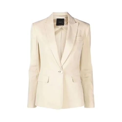 Pinko - Jackets > Blazers - Beige - Pinko - Modalova