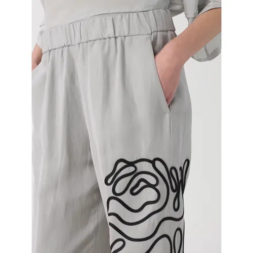 Trousers > Wide Trousers - - Liviana Conti - Modalova