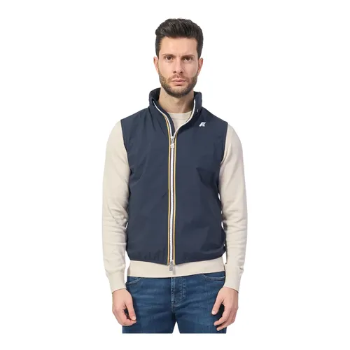 K-Way - Jackets > Vests - Blue - K-Way - Modalova